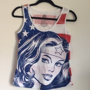 Wonder Woman tank top.